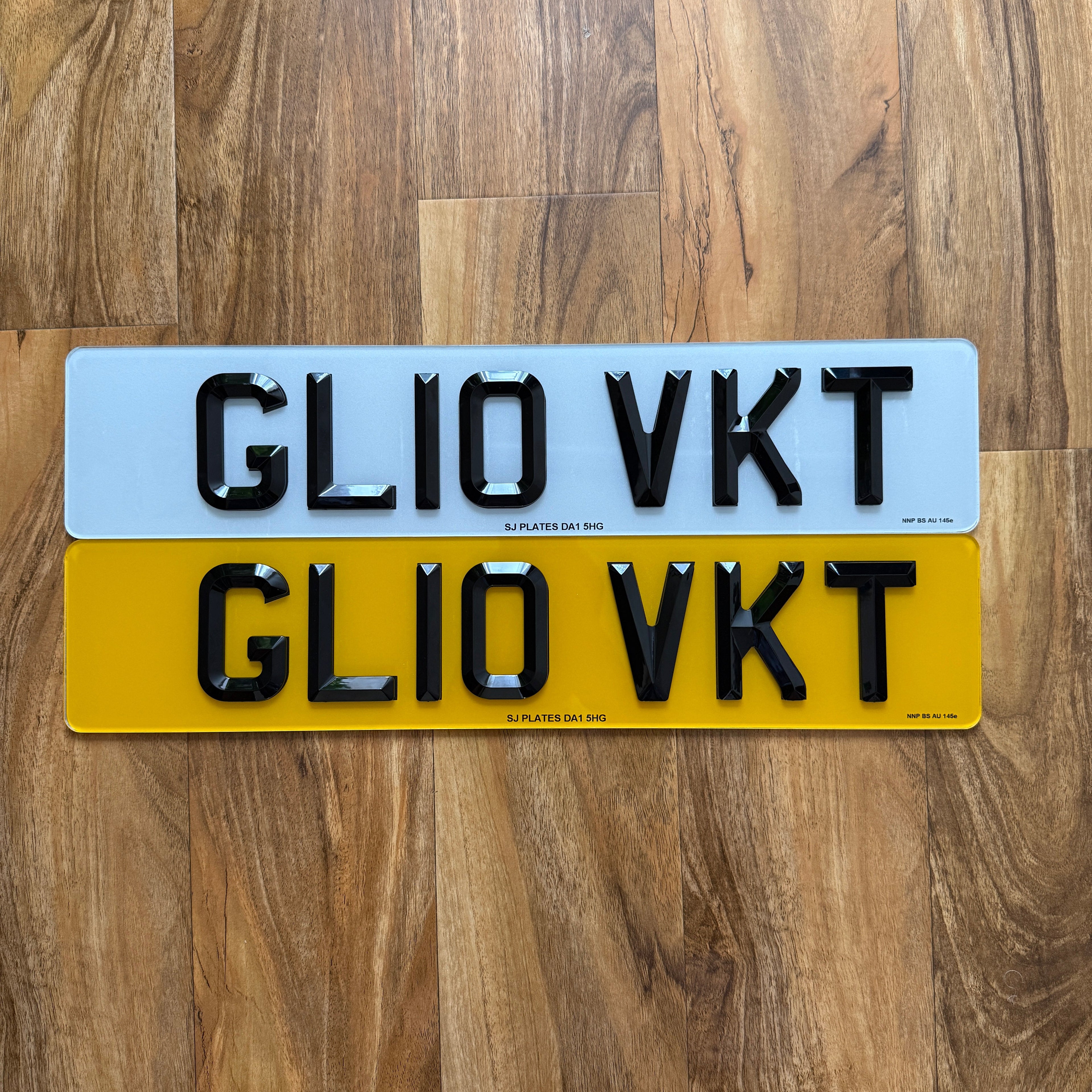 4D RETRO PLATE