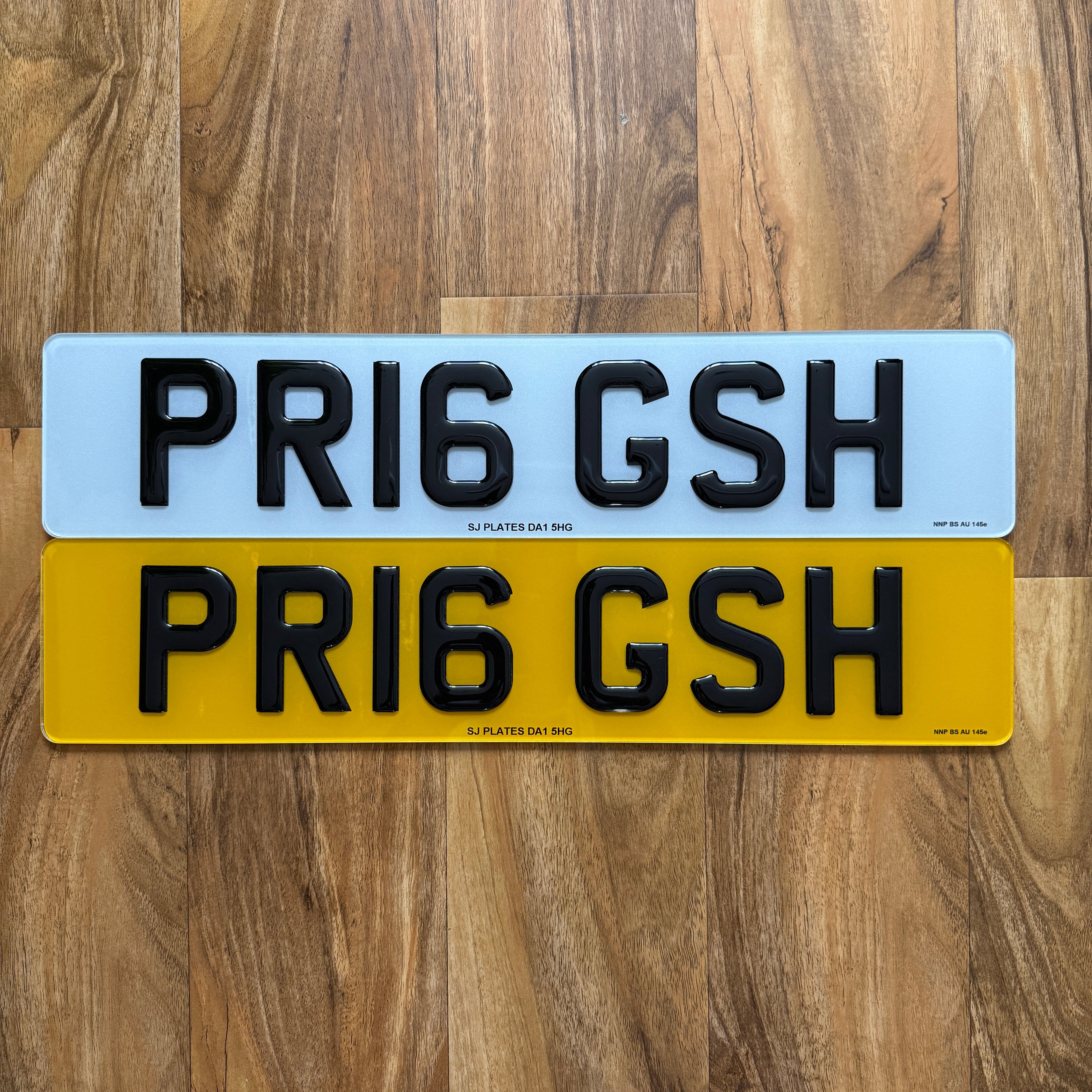 3D GEL NUMBER PLATE