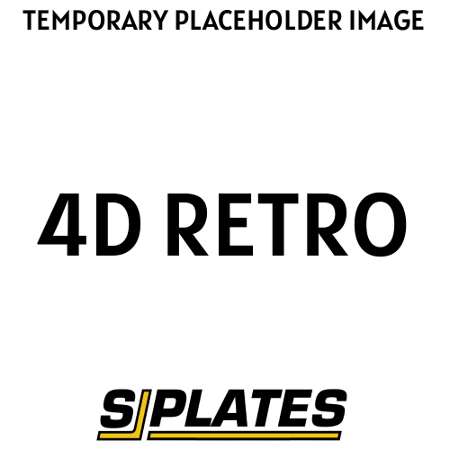 4D RETRO PLATE